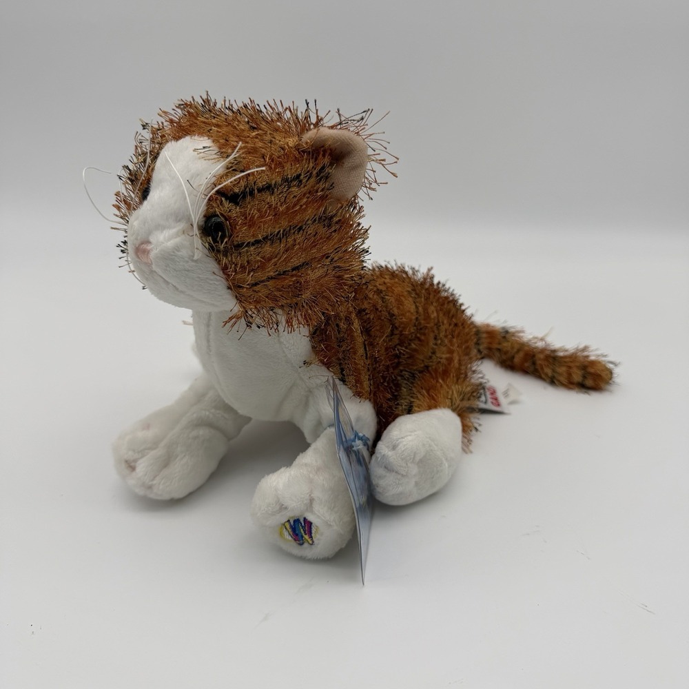Ganz Webkinz Striped Alley Cat HM042 w/ Sealed Code Stuffed Animal Plush‎